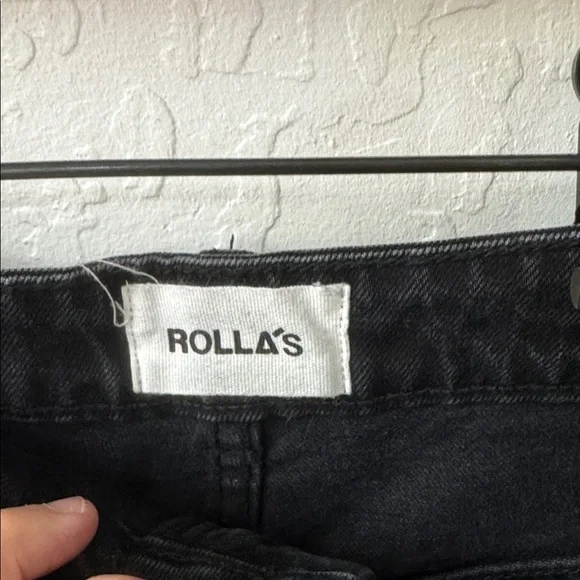 Rolla’s Black Elle Super High Rise Relaxed Jeans Aussie 8 US 26 - Picture 4 of 8